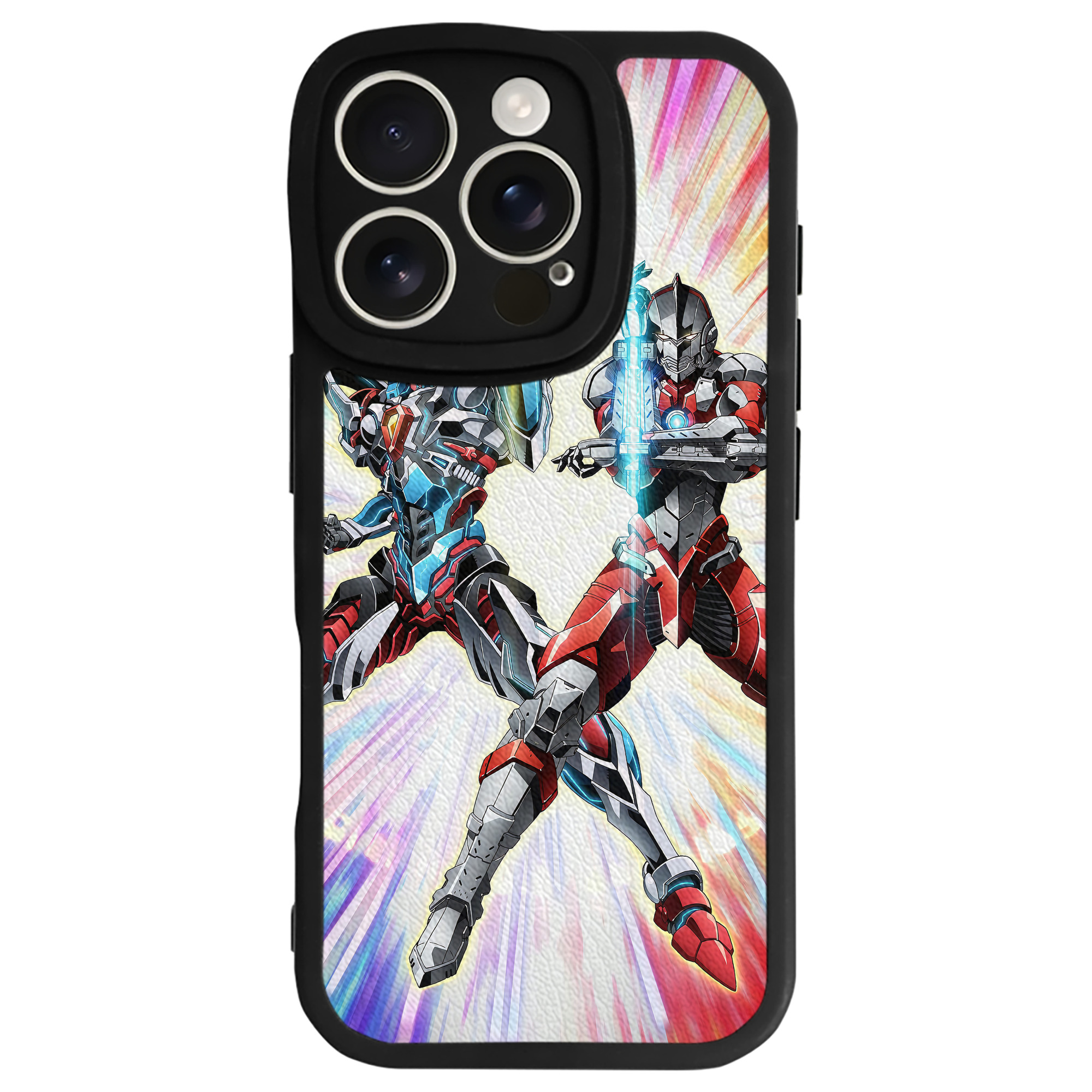 （画像用） ウルトラマン Ultraman 【iPhone 16シリーズ対応】シリコンスマホケース（レザー調） 材質：シリコン